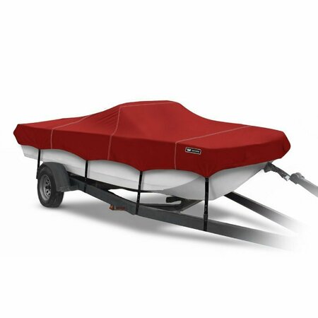 EEVELLE Boat Cover TRI HULL RUNABOUT Inboard 22ft 6in L 102in W Red SFTR22102-RED